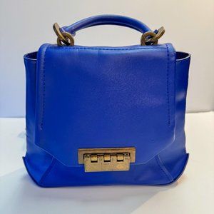 ZAC Zac Posen cobalt blue backpack / Zac Posen Eartha Leather Envelope Backpack